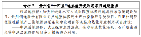 地大熱能：貴州新能源發(fā)展“十四五”規(guī)劃地?zé)嵬顿Y超100億！